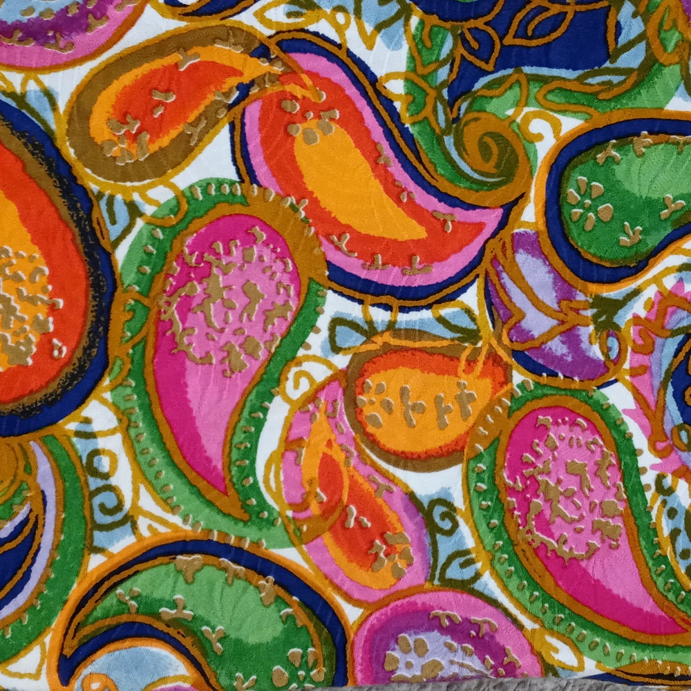 🧡Mr. Turk🧡 - Multicolor Paisley Print Jacquard Cotton Short - Picture 4 of 14